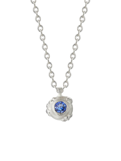 Orno 3mm blue sapphire necklace photo