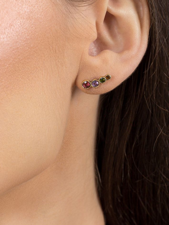 Prisma tourmaline dream - left earring