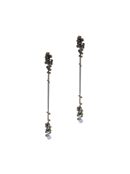 Double droplet briolette earrings photo