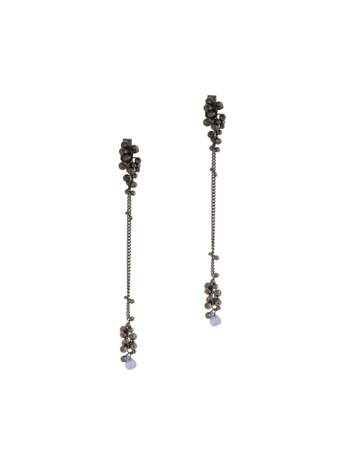 Double droplet briolette earrings