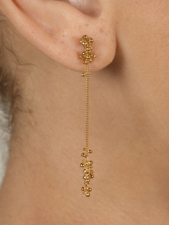 Double droplet earrings	