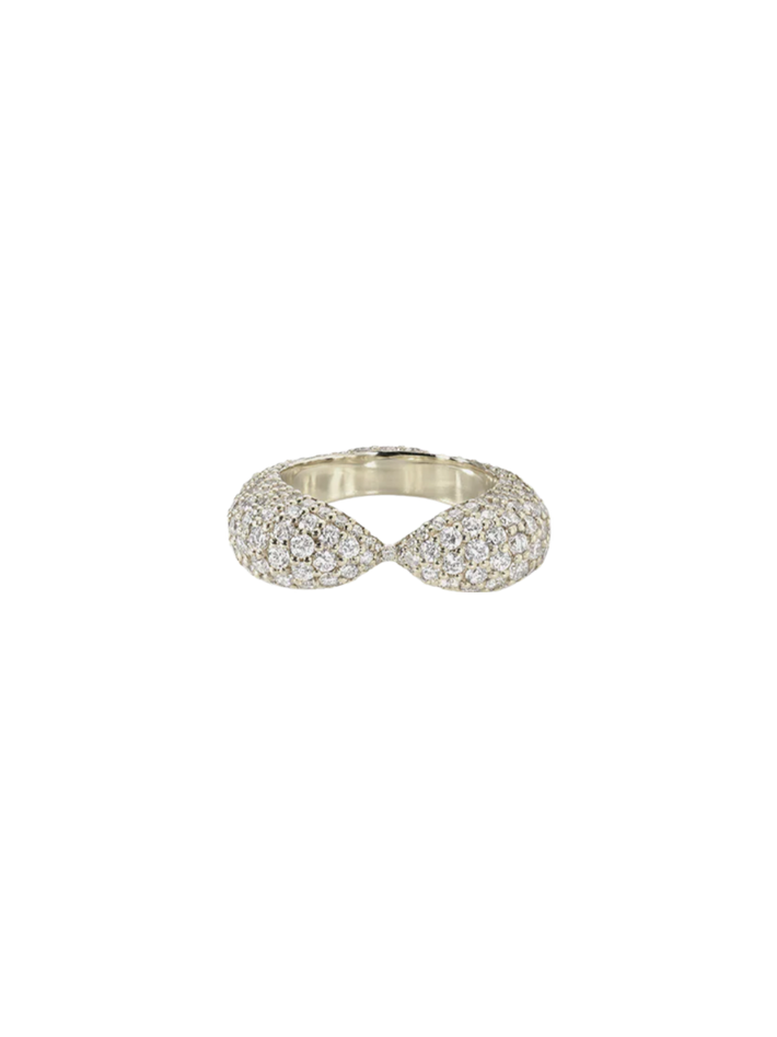 Éternal cloud pavé ring