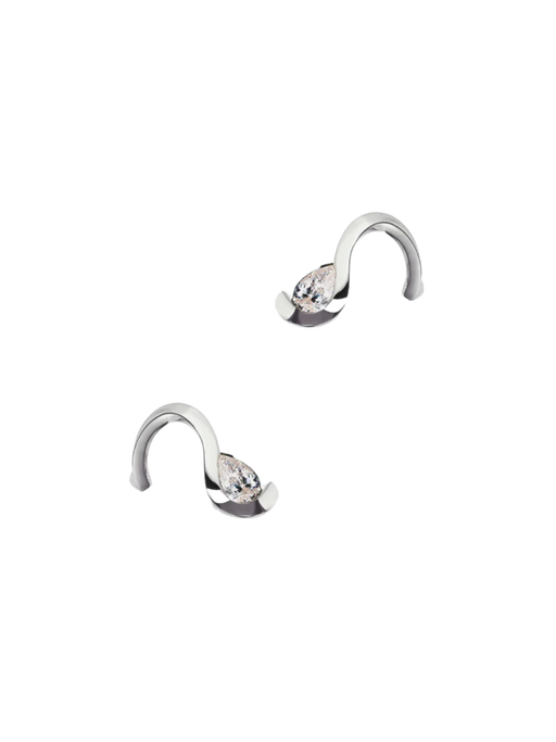Brilliant diamond trace earring  photo