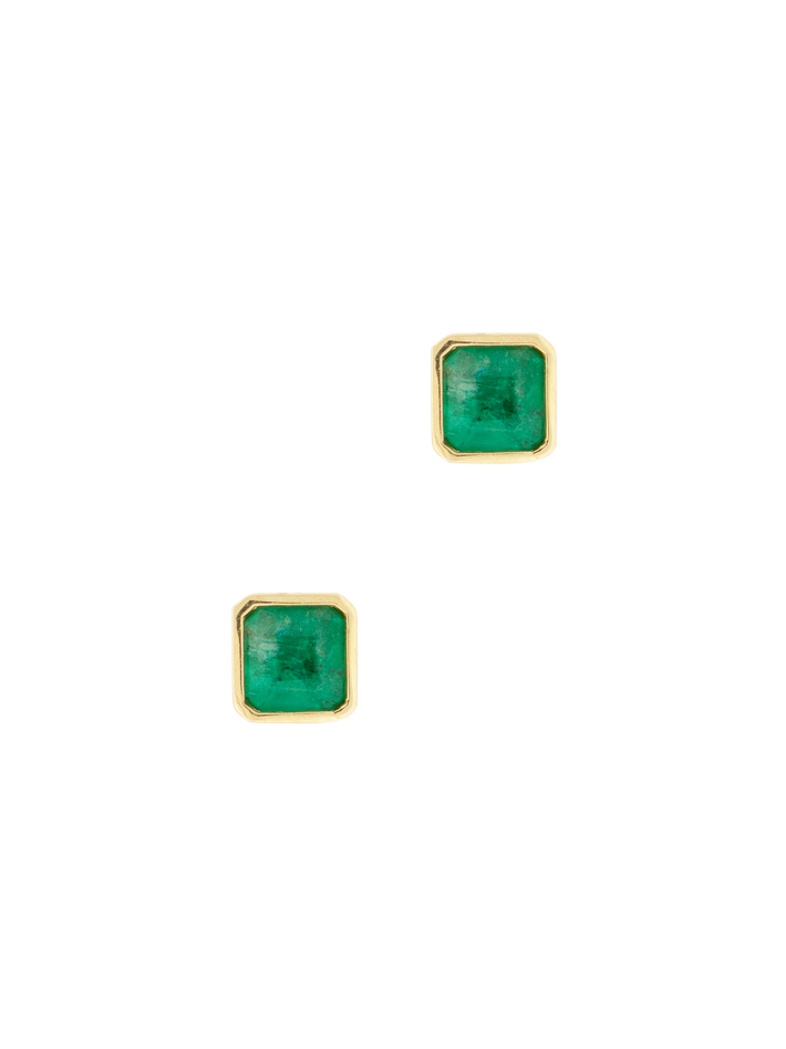 Cosma emerald earrings