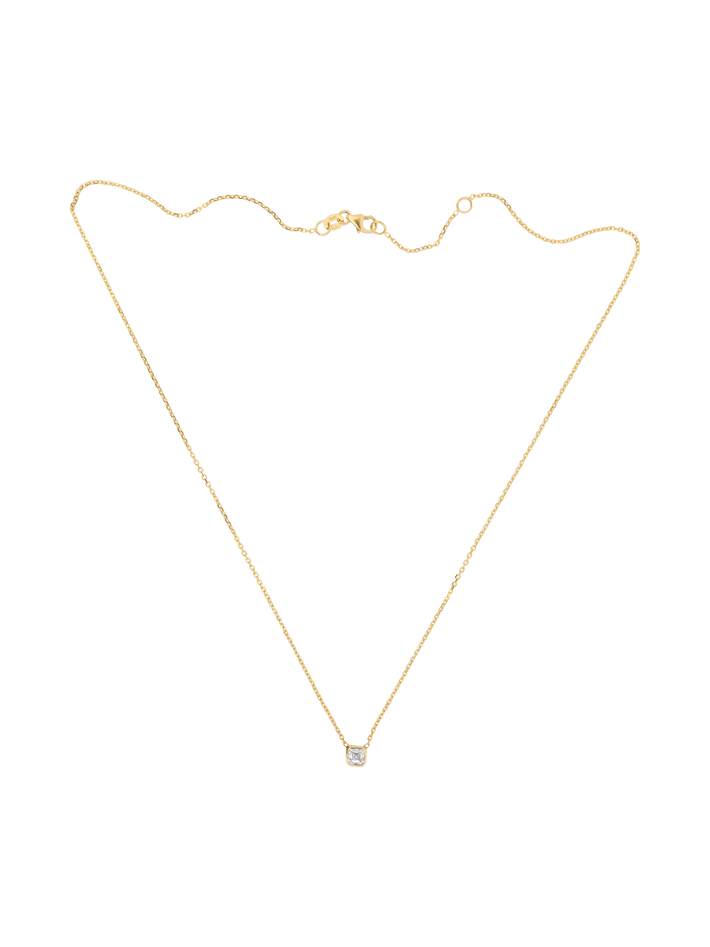 Mini cosma asscher diamond necklace