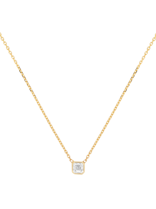 Mini cosma asscher diamond necklace photo