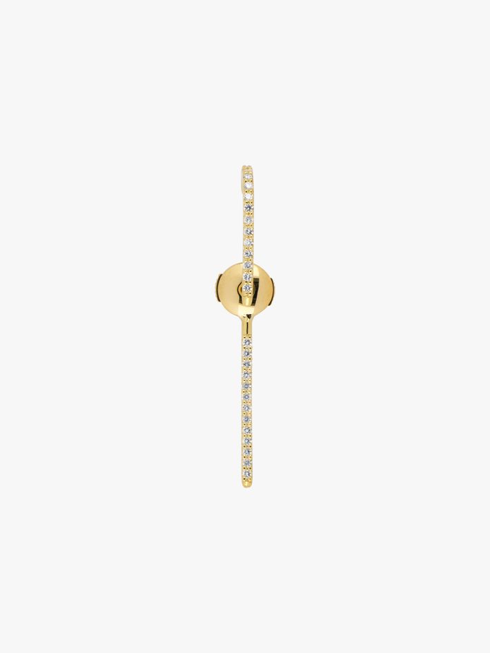 Petite pavé ear pin