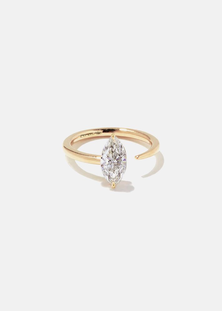 Marquise Crescendo Ring