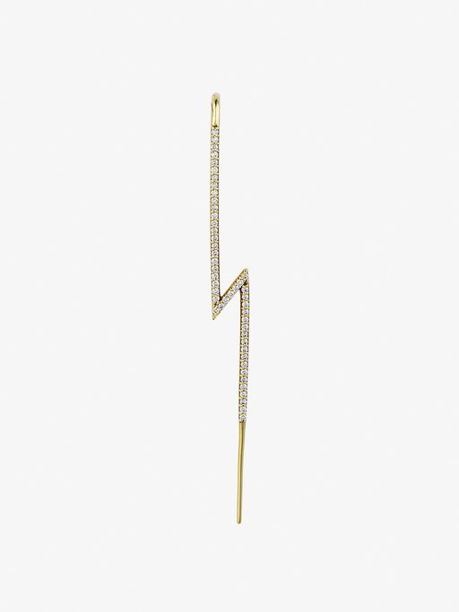 Flash diamond ear pin photo