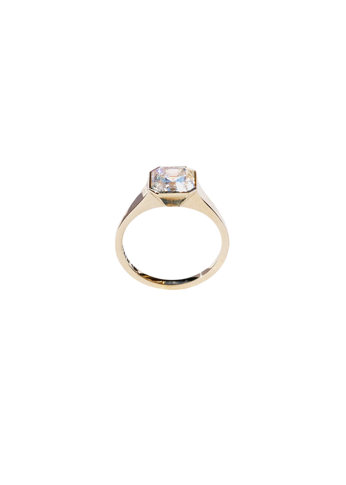 Asscher Diamond Cosma Ring