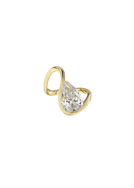 Pear Diamond Trace Ring photo
