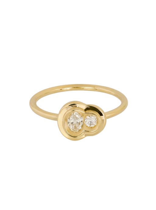 White Diamond North-South Obi Skai no.2 Ring photo