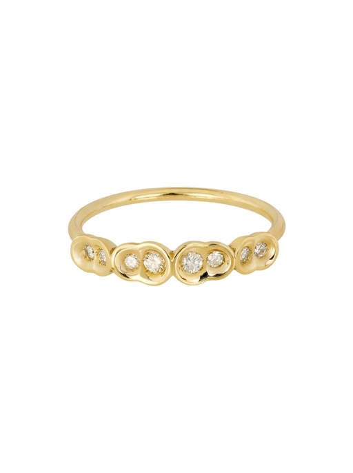 White diamond Obi Flow no.8 Ring photo