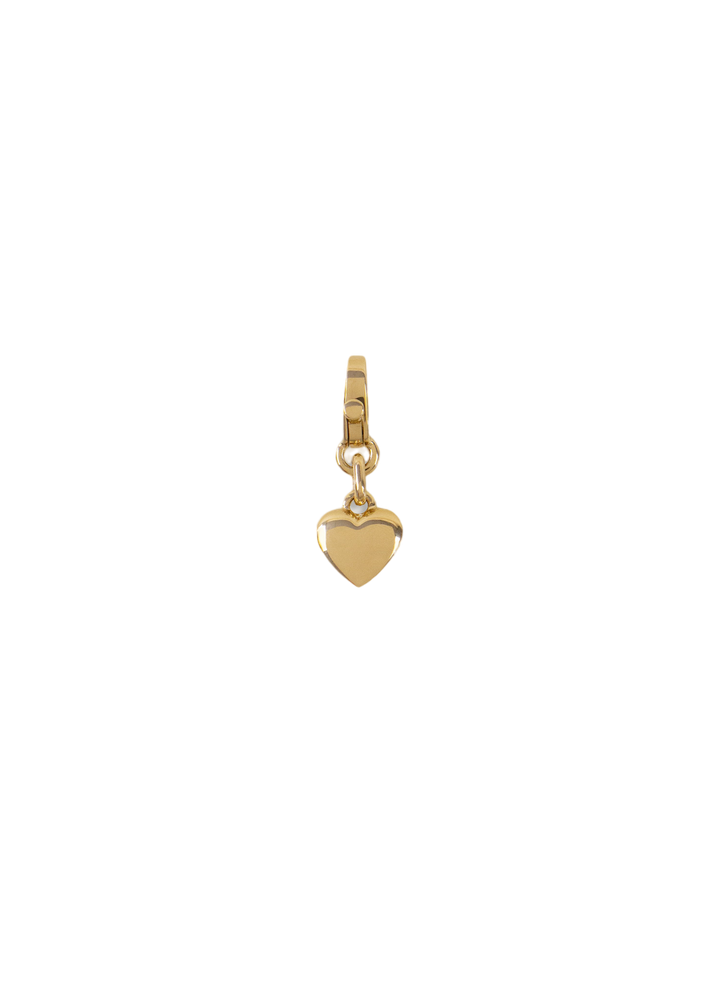 Petite puffed heart pendant