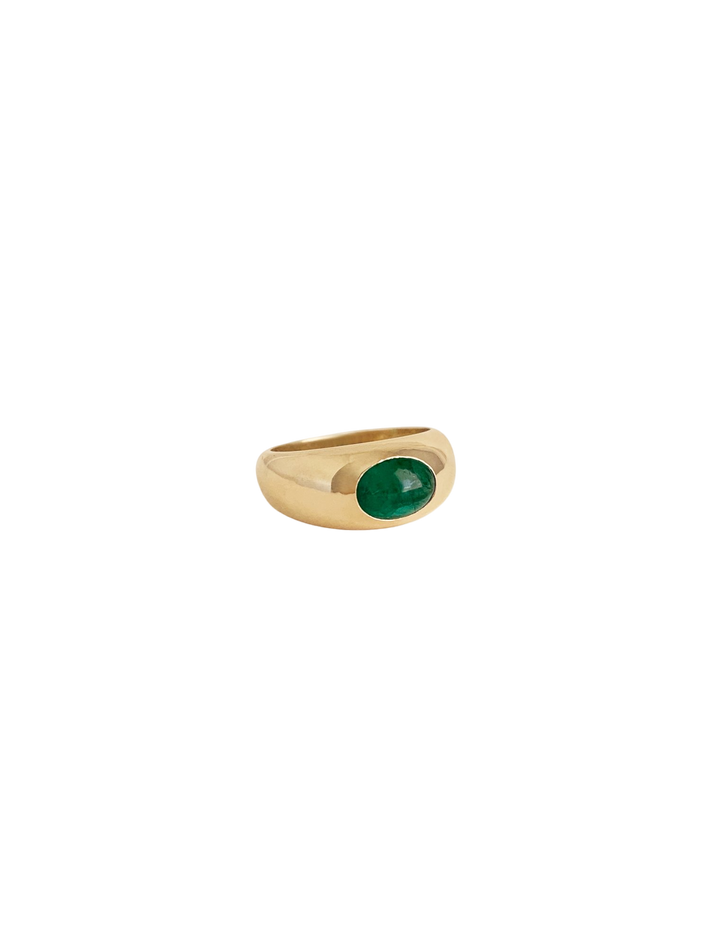 Avery dome ring emerald