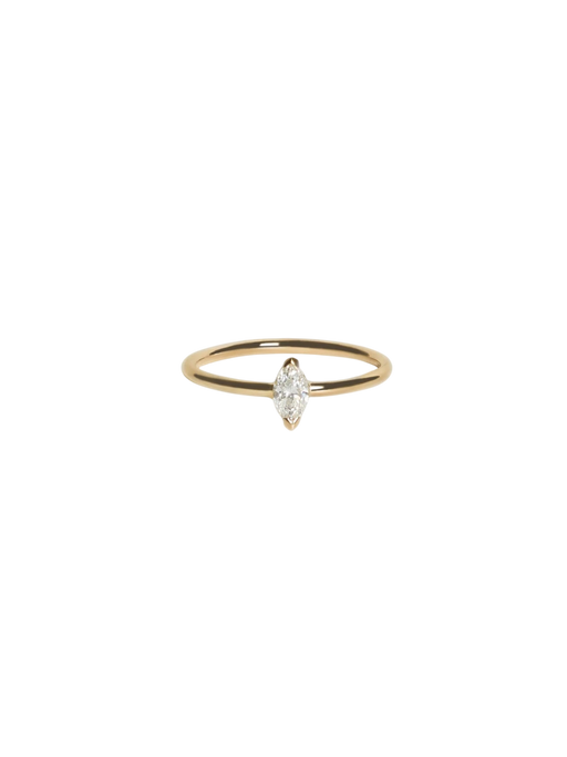 Solitaire Marquise Diamond Ring photo