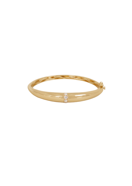 Mira pavé bangle bracelet diamond photo