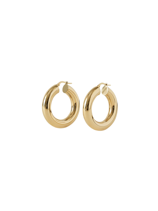 Bold Hoop Earrings Medium photo