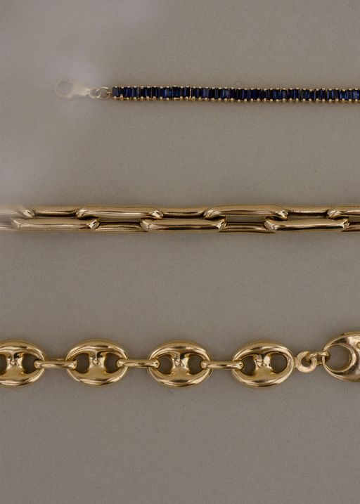 Rome bold link chain bracelet photo