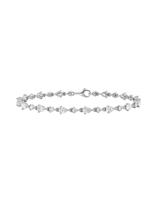 Juliette Diamond Row Bracelet White Gold photo