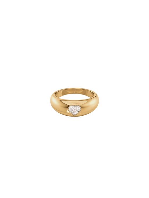Baby Kay Heart Dome Ring Diamond photo