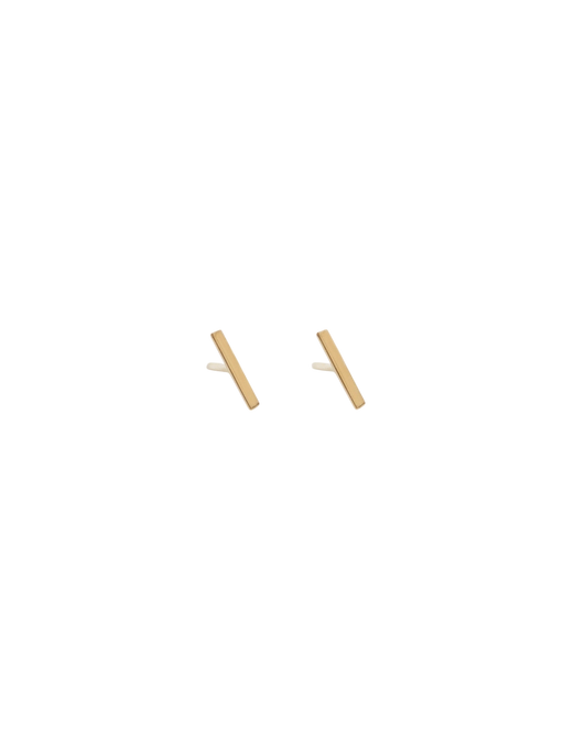 Micro Bar Stud Earrings photo