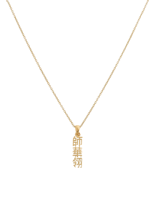 Dear Kaia Vertical Nameplate Necklace photo