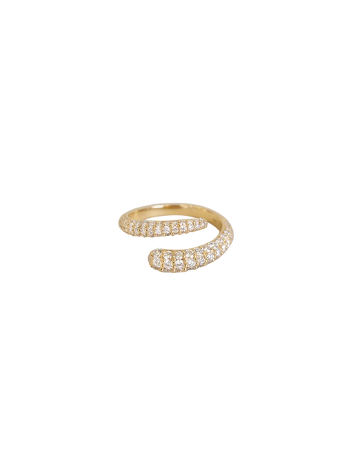 Pavé Wrap Around Ring Diamond photo