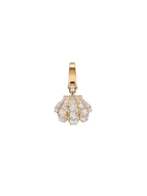 Pavé Diamond Shell Charm photo