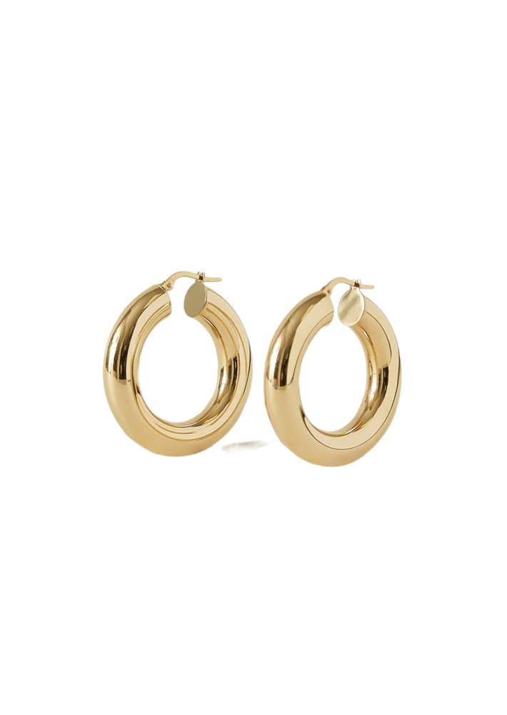 Bold hoop earrings large