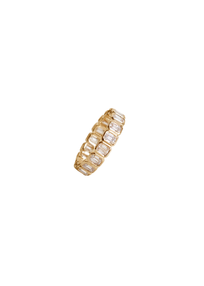 Margot radiant eternity ring diamond