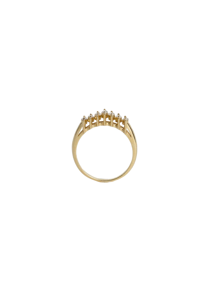 Seven marquise diamond ring