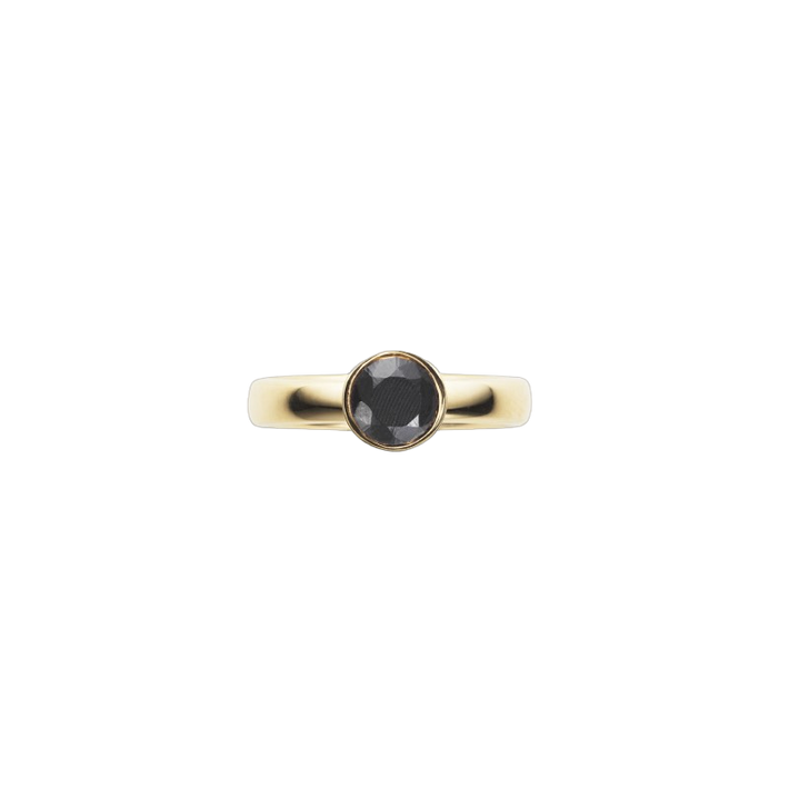 For a day ring with mpingo blackwood diamond