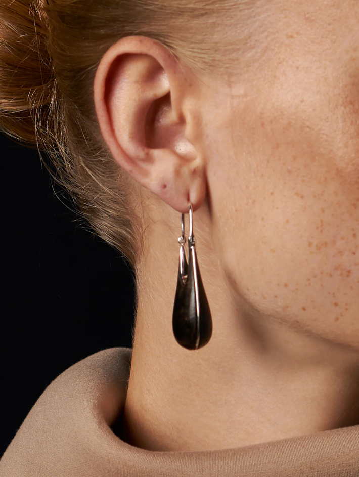 Doric large 'mpingo' earring