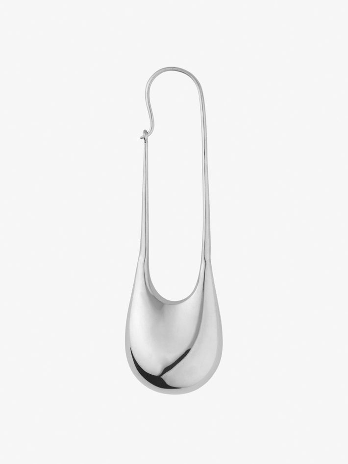 Ionic sterling silver earring