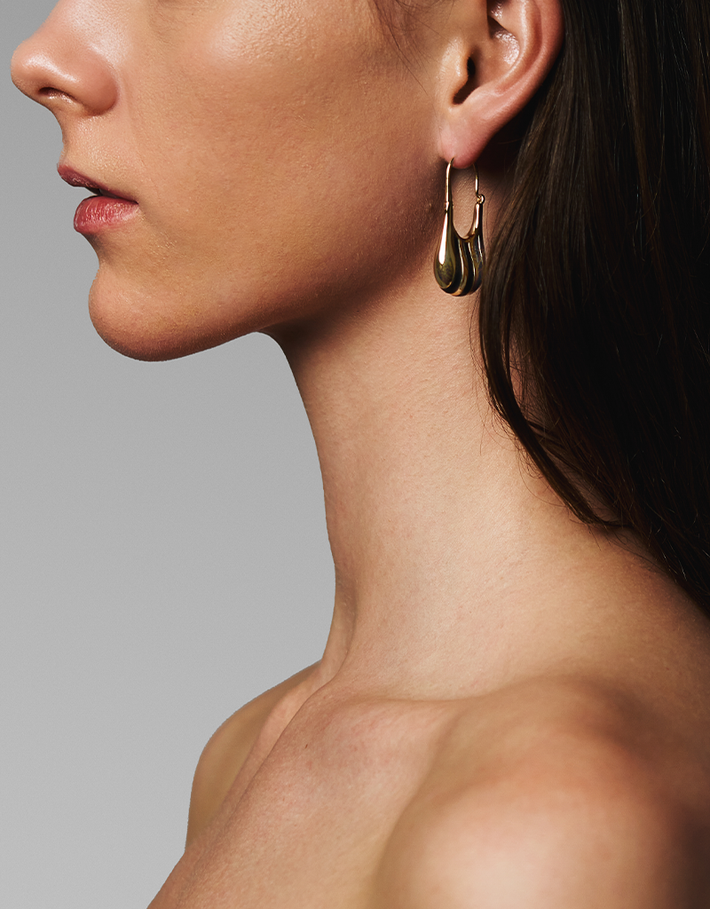 Doric medium athena earring