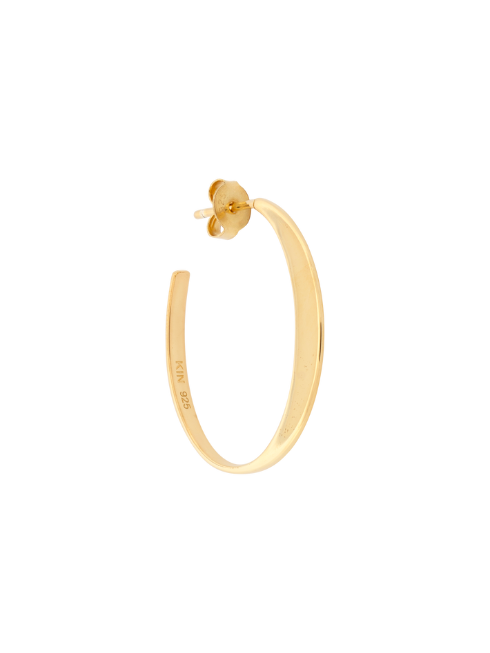 Glow 18k gold small hoop earring
