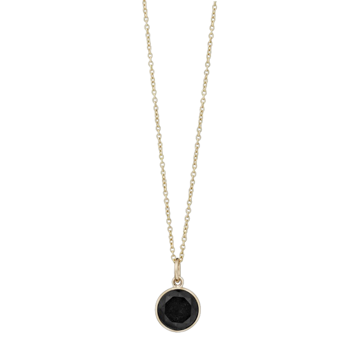 Eternity necklace with mpingo blackwood diamond