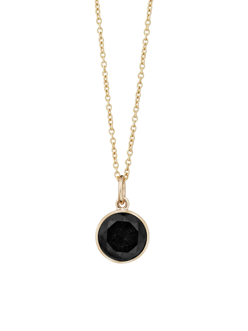 Eternity necklace with mpingo blackwood diamond photo