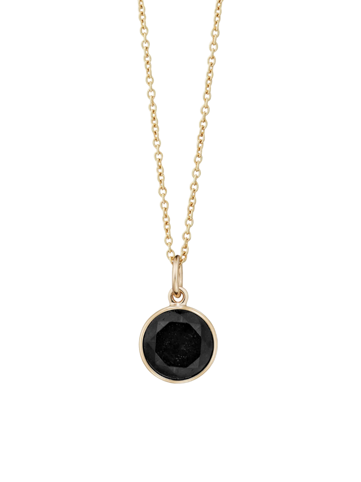 Eternity necklace with mpingo blackwood diamond