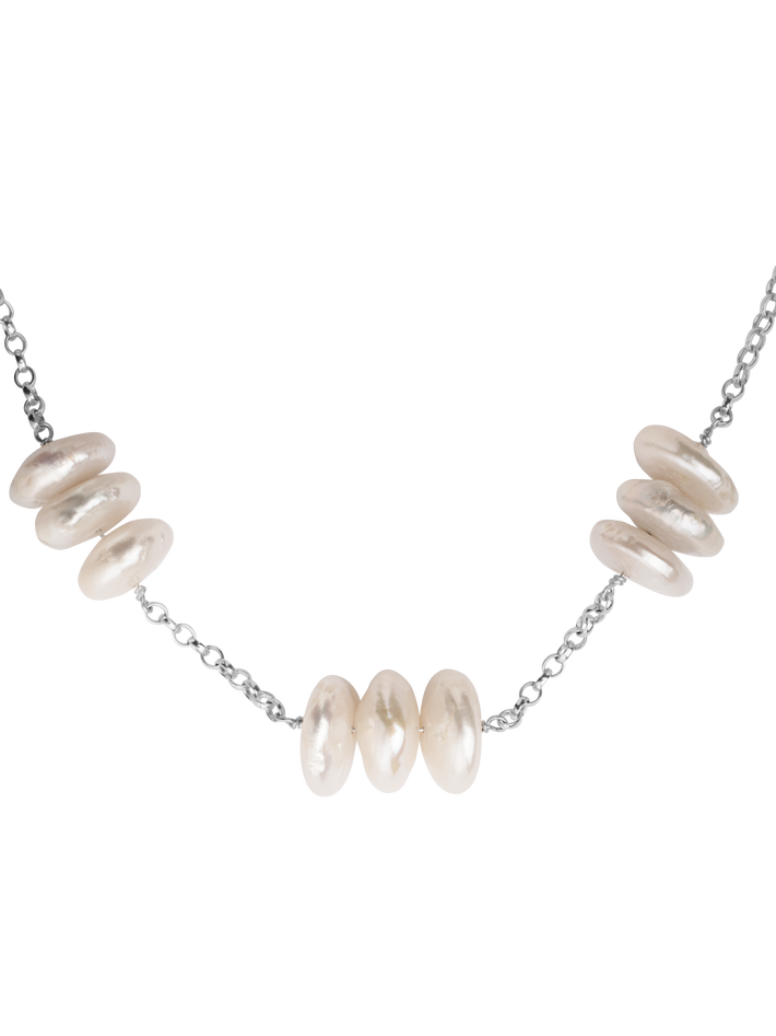 Angel pearl choker