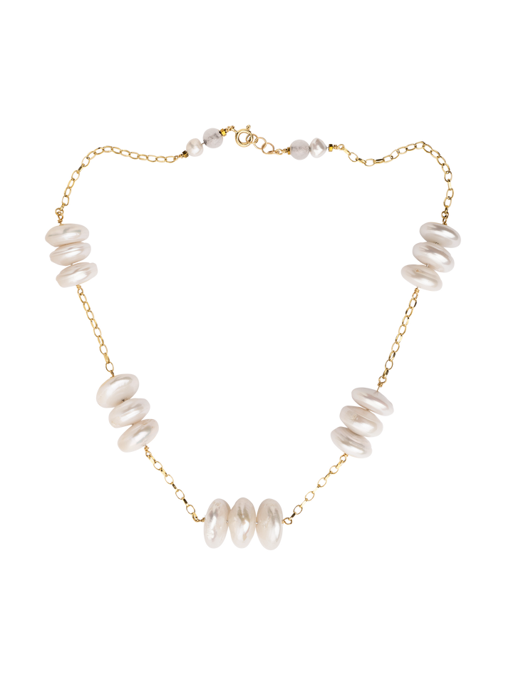 Angel pearl choker