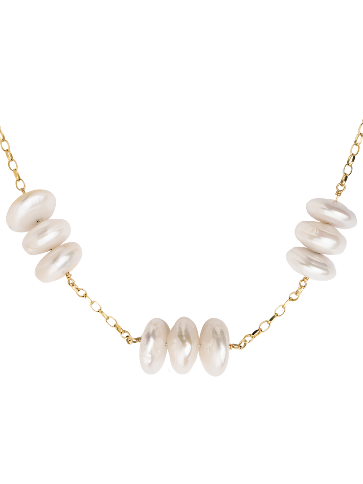 Angel pearl choker