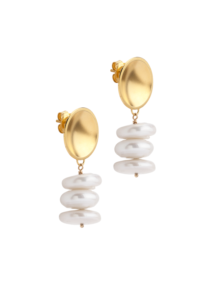 Angel pearl earrings