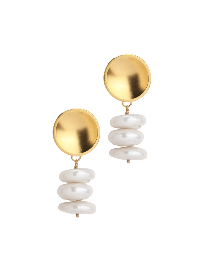 Angel pearl earrings
