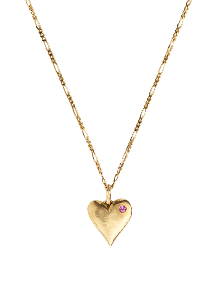 Sapphire heart necklace