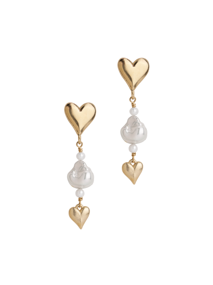 Love drop earrings