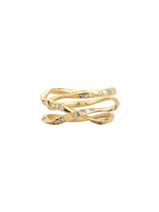 Flair ring no.3 18kt diamonds  photo