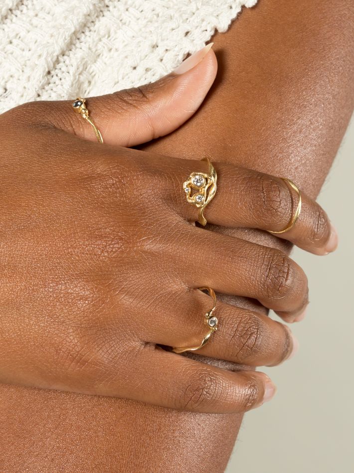 Flair diamond ring