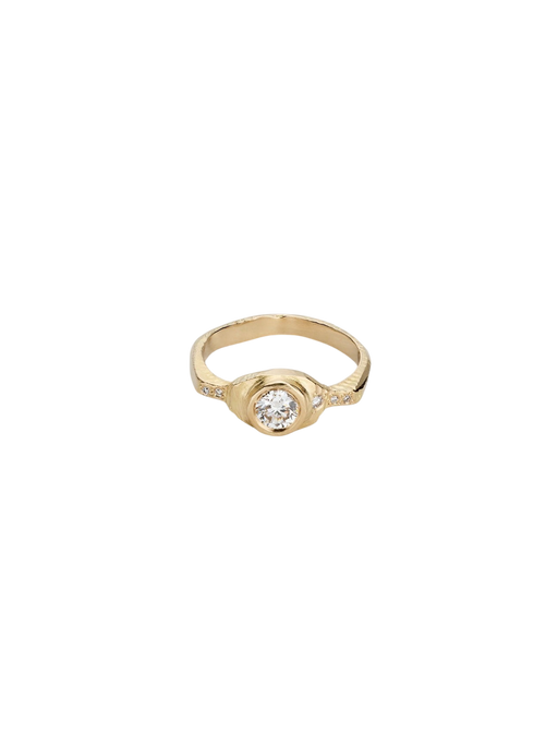 A Bit Brutal Ring No. 2 Solitaire, 18kt gold & diamonds photo